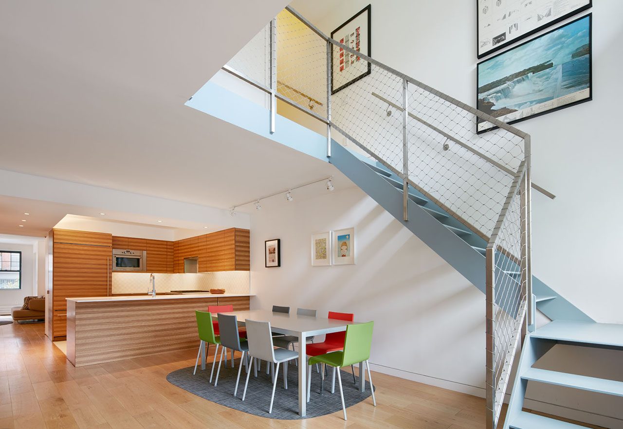 photo of a staircase in an apartment