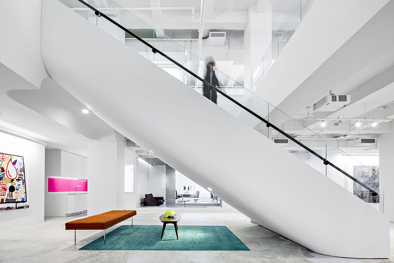 Interior view of Red Bull New York Office (INABA Williams).