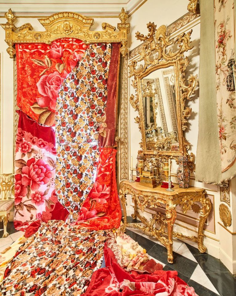 image of furniture in a highly decorated interior