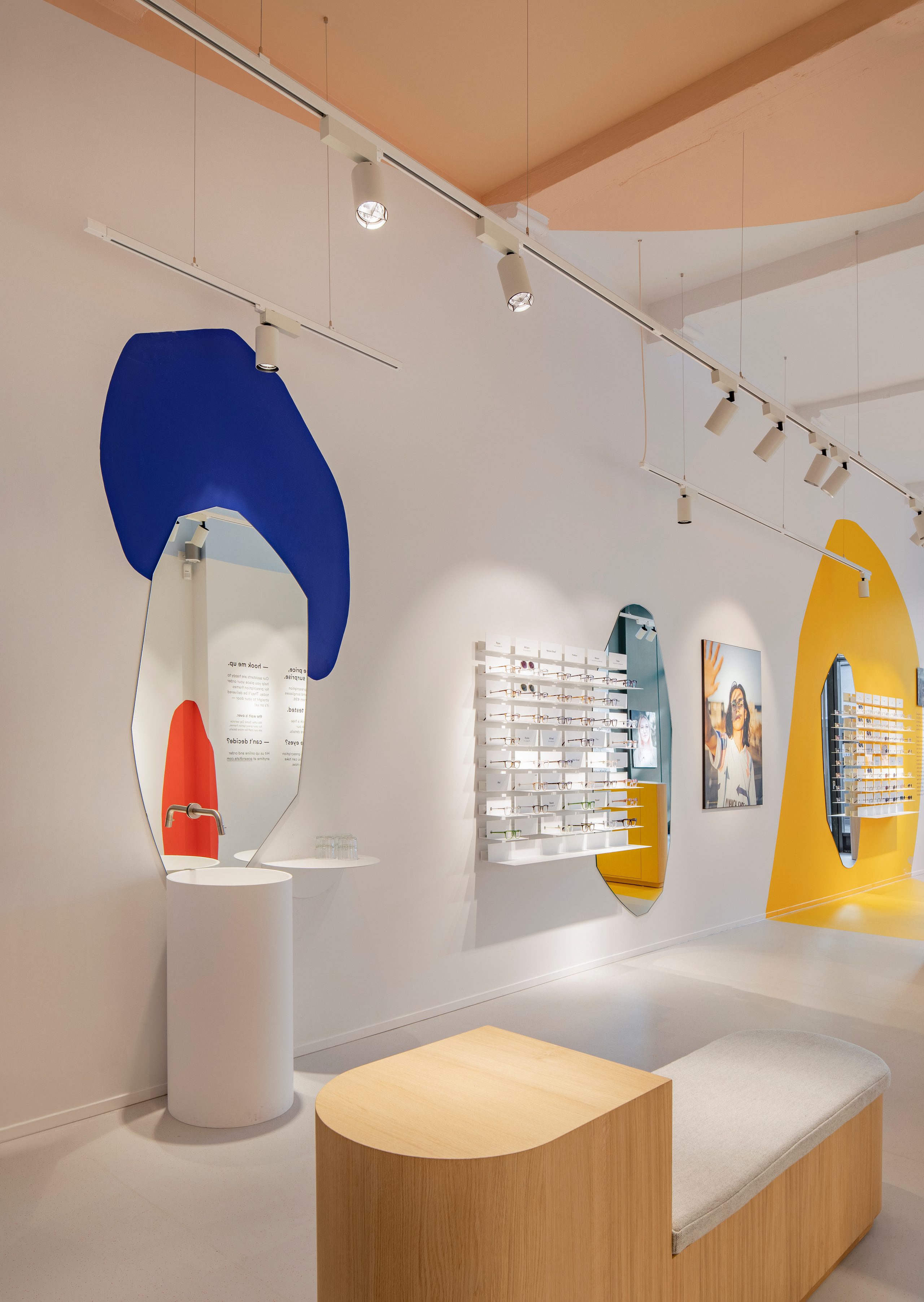 Dutch design duo OS ∆ OOS outfits its third Ace & Tate store with nods