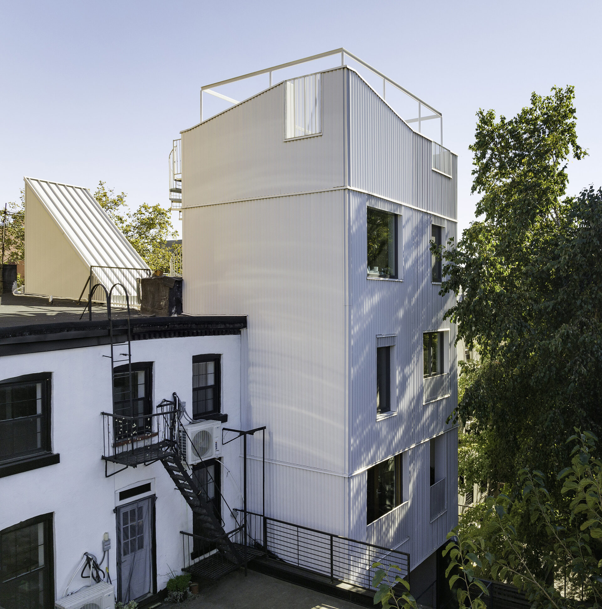 exterior view of Mini Tower One by MODU