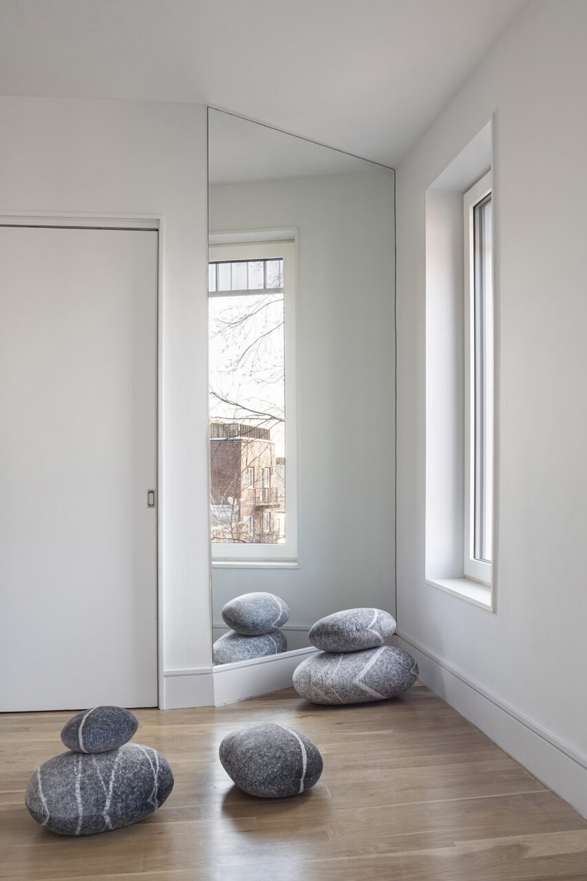 white walls
