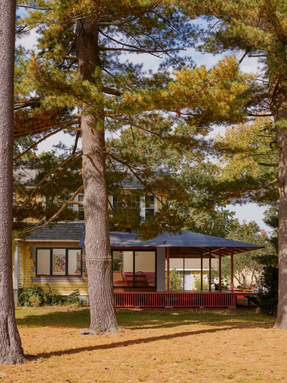 exterior view of coliving house designed by Pršić & Pršić