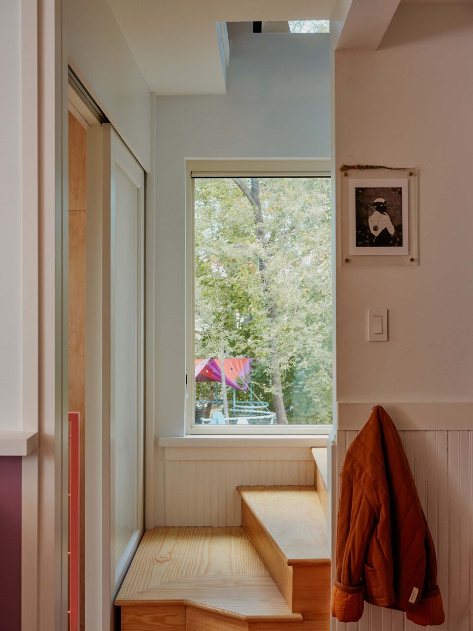 wood staircase