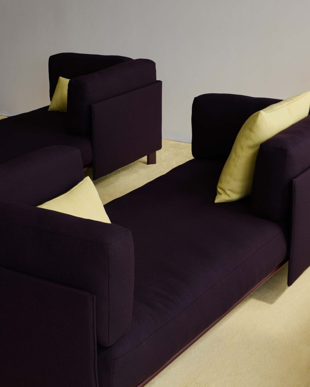 black vitra couch