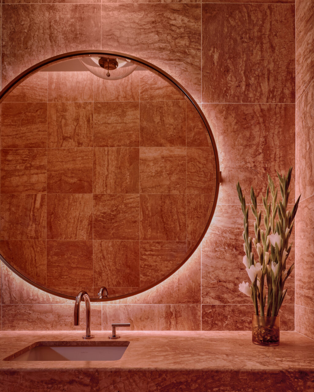 pink bathroom