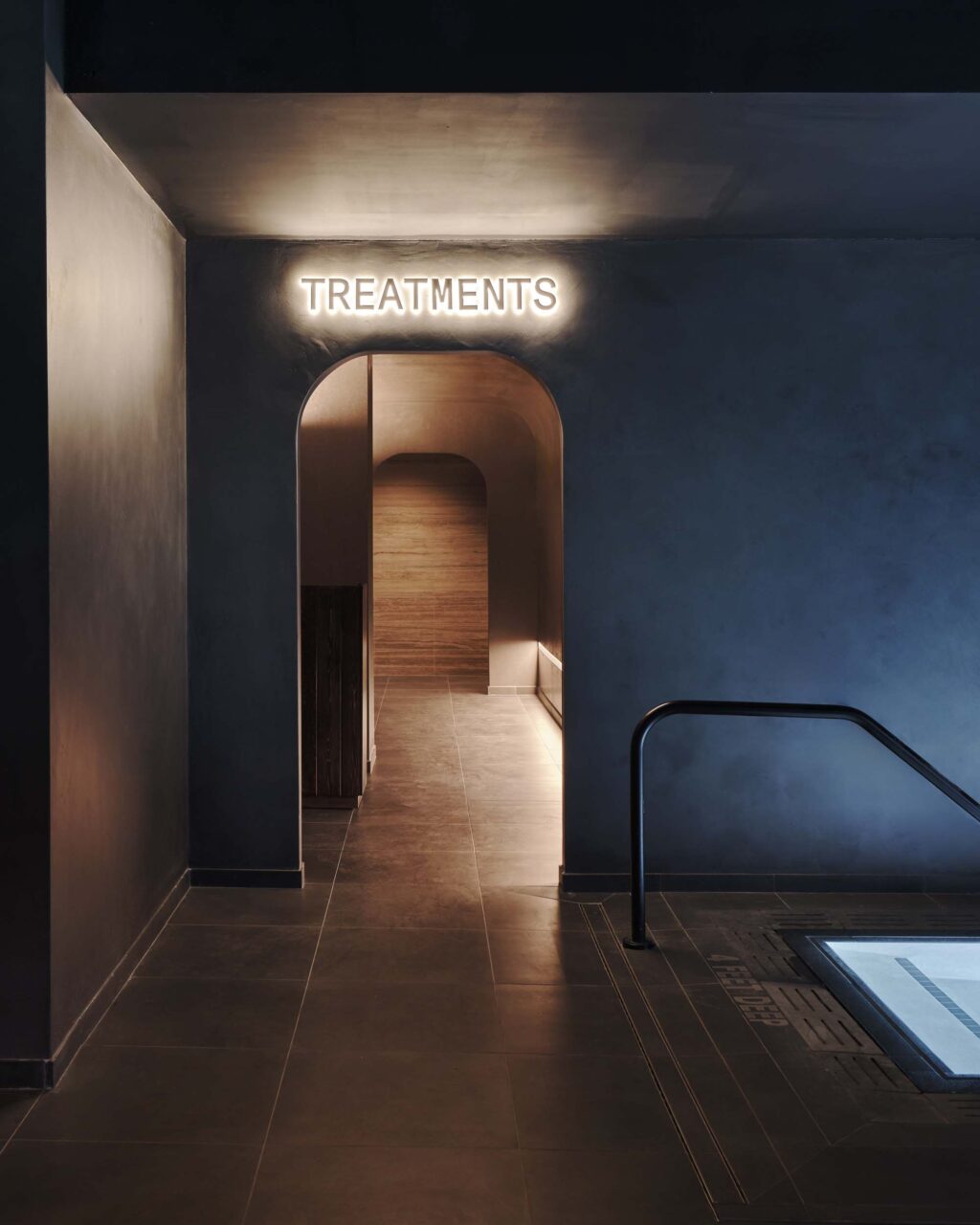 corridor to treatment room