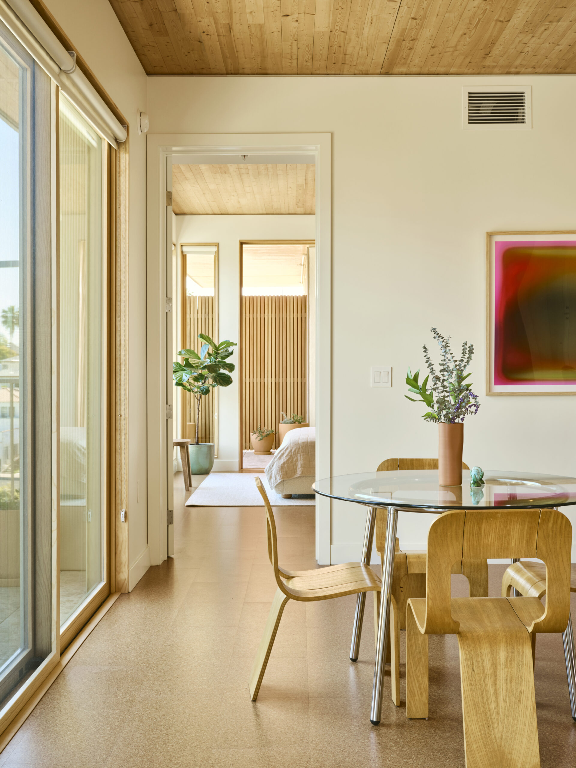 SuperBungalows features cork floors and timber