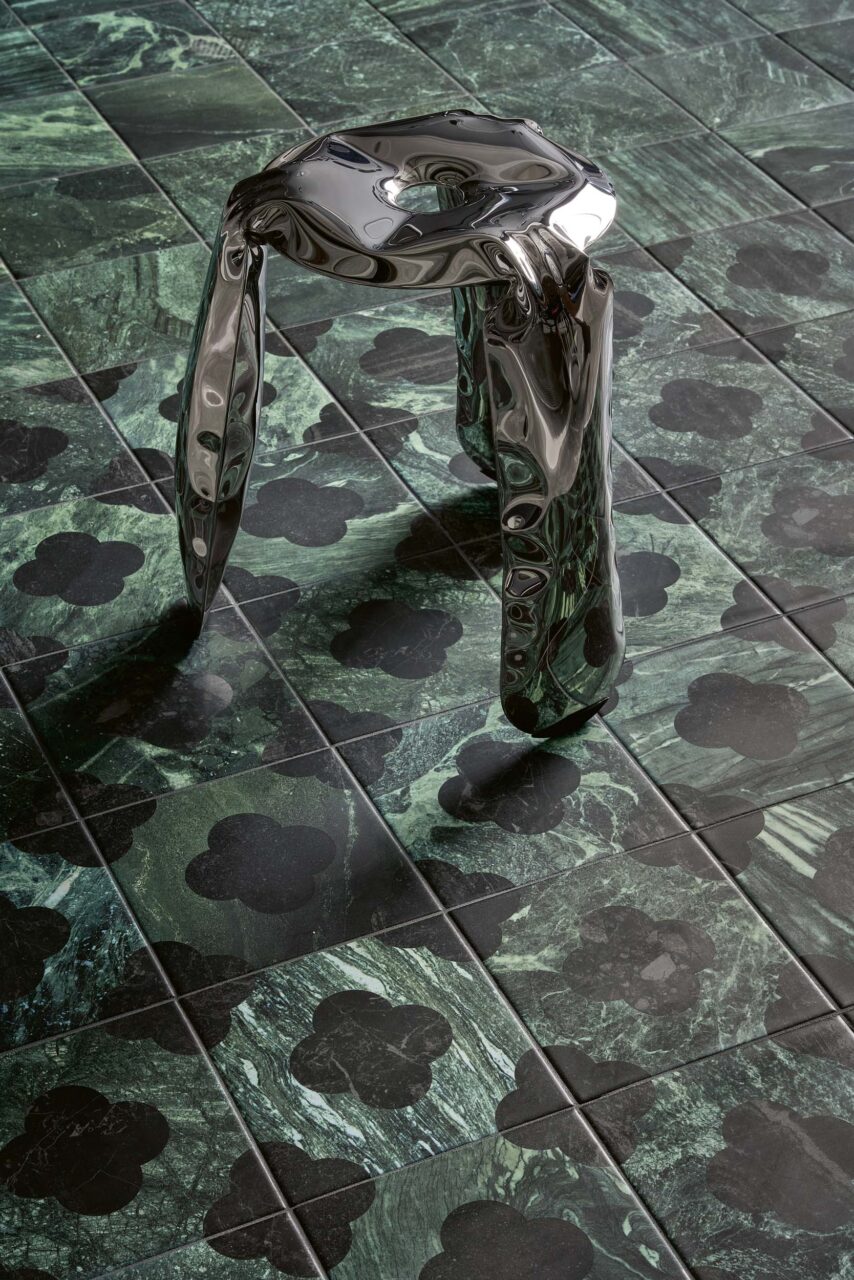 The tiled flooring from Cersaie 2024