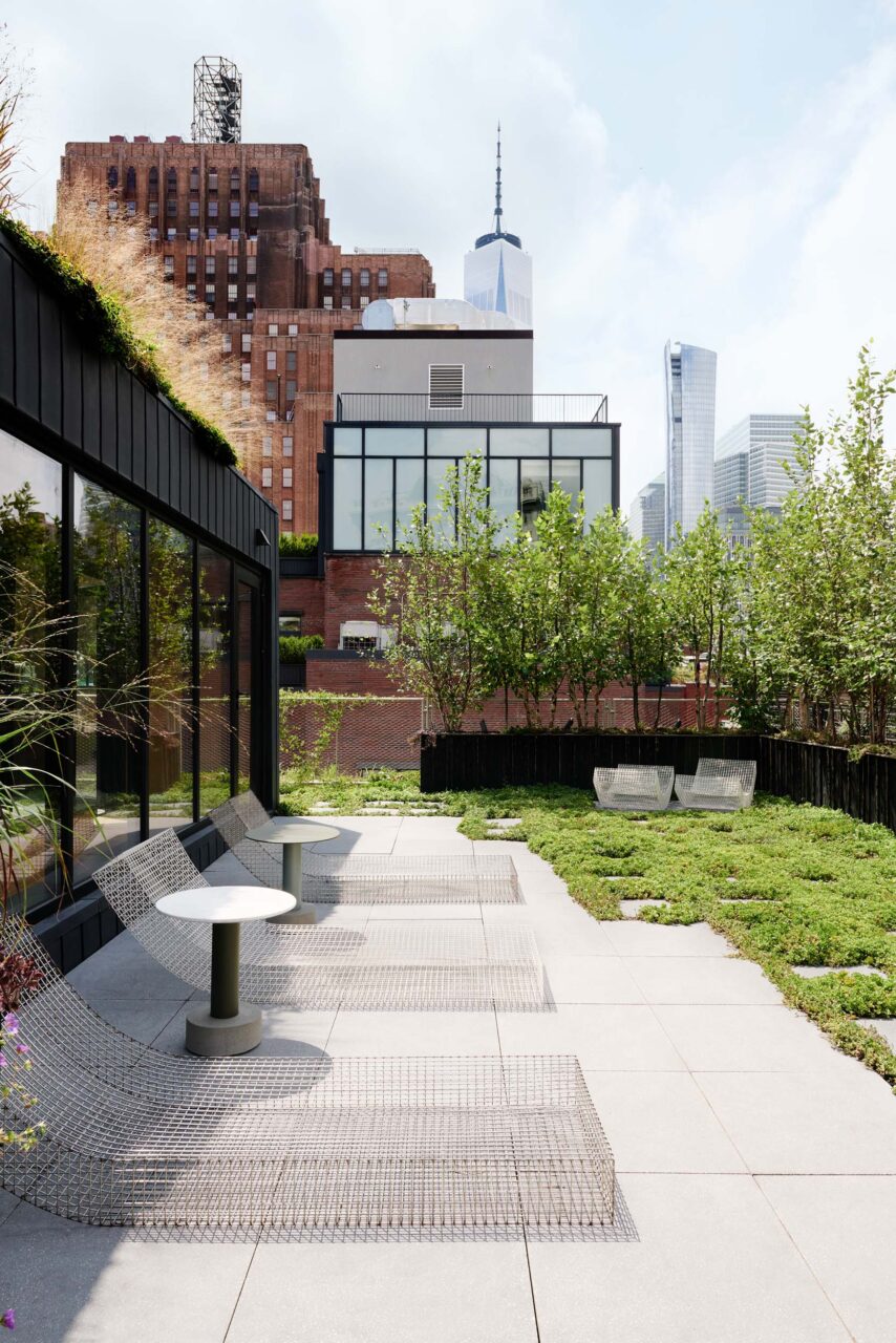 Connor O'Brien landscape design for a rooftop of an apartment