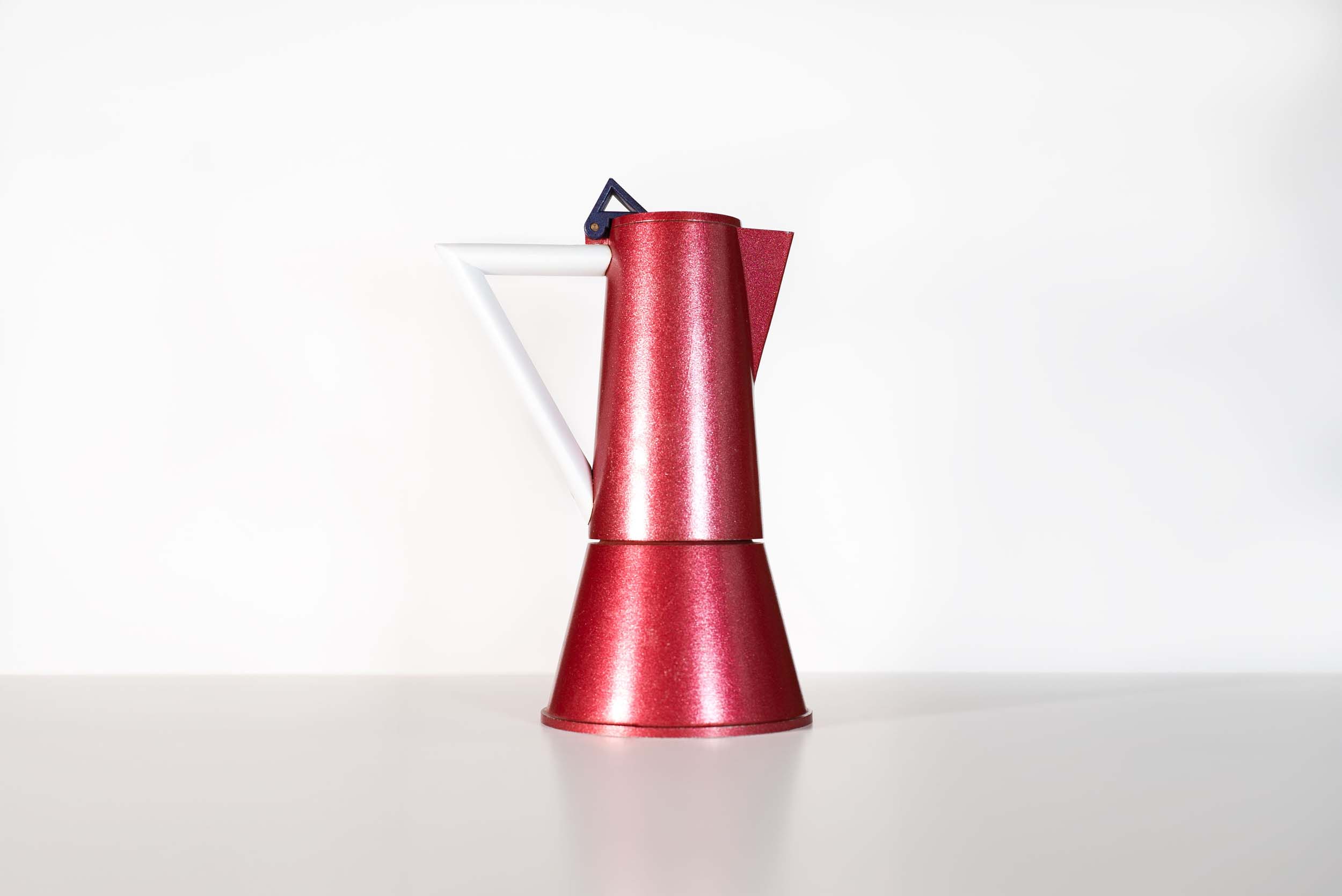The Accademia espresso coffee maker by Ettore Sottsass in 1980