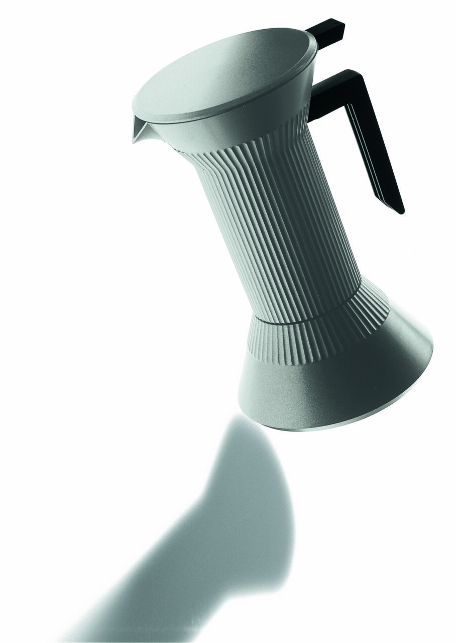 The Mach espresso coffee maker designed by Isao Hosoe in 1993 for Serafino Zani