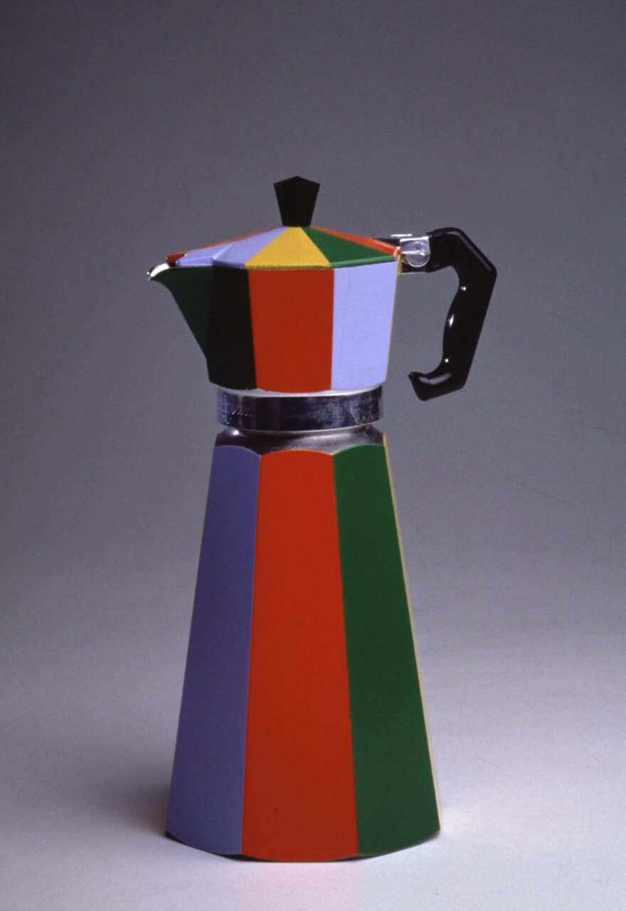 The Oggetto Banale: caffettiera espresso coffee maker designed by Alessandro Mendini in 1980