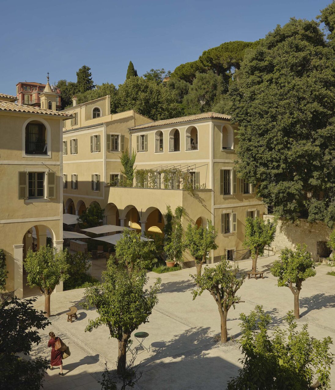 The exterior of the hotel that used to be a nunnery, converted by Studio Mumbai