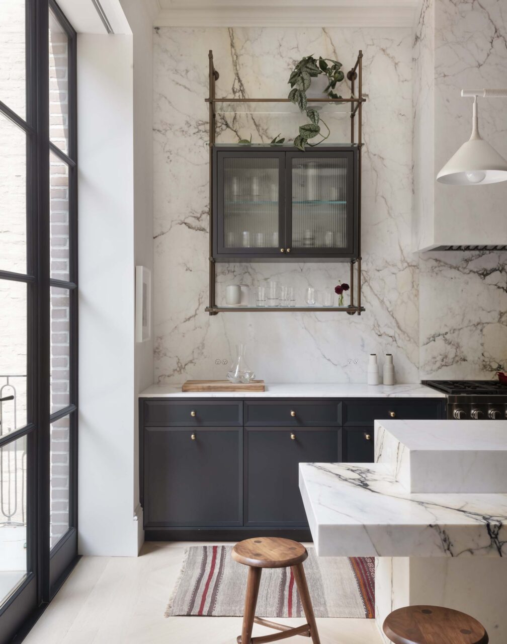 The kitchen of the Greenwich Village Townhouse by ERA