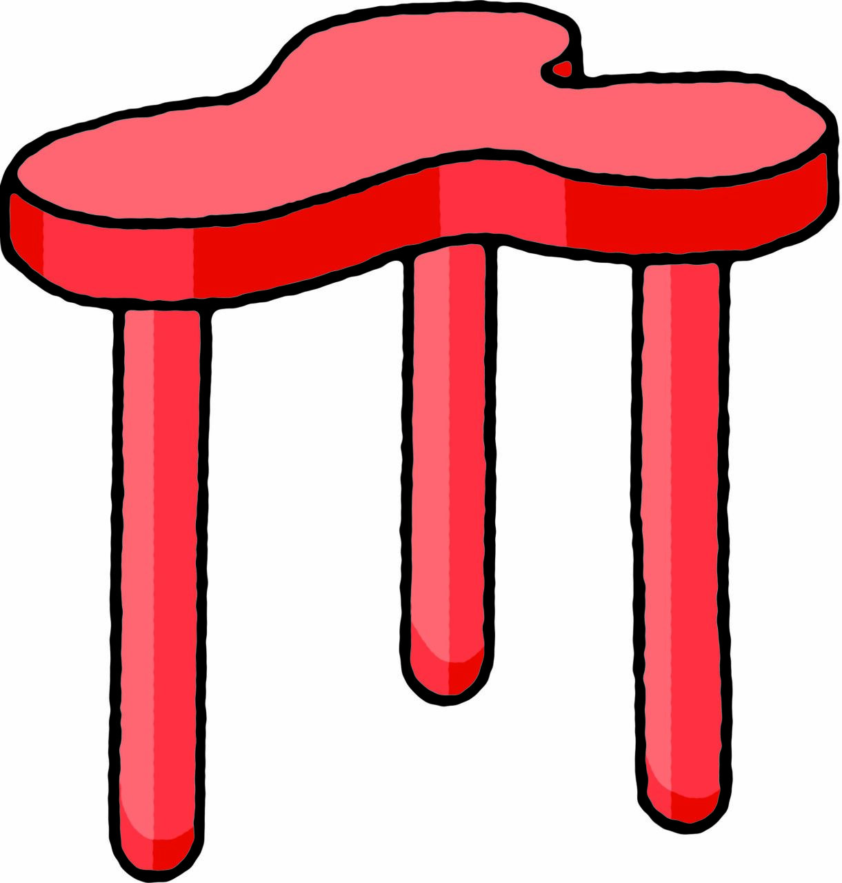 Elizabeth Goodspeed illustration of the splat table