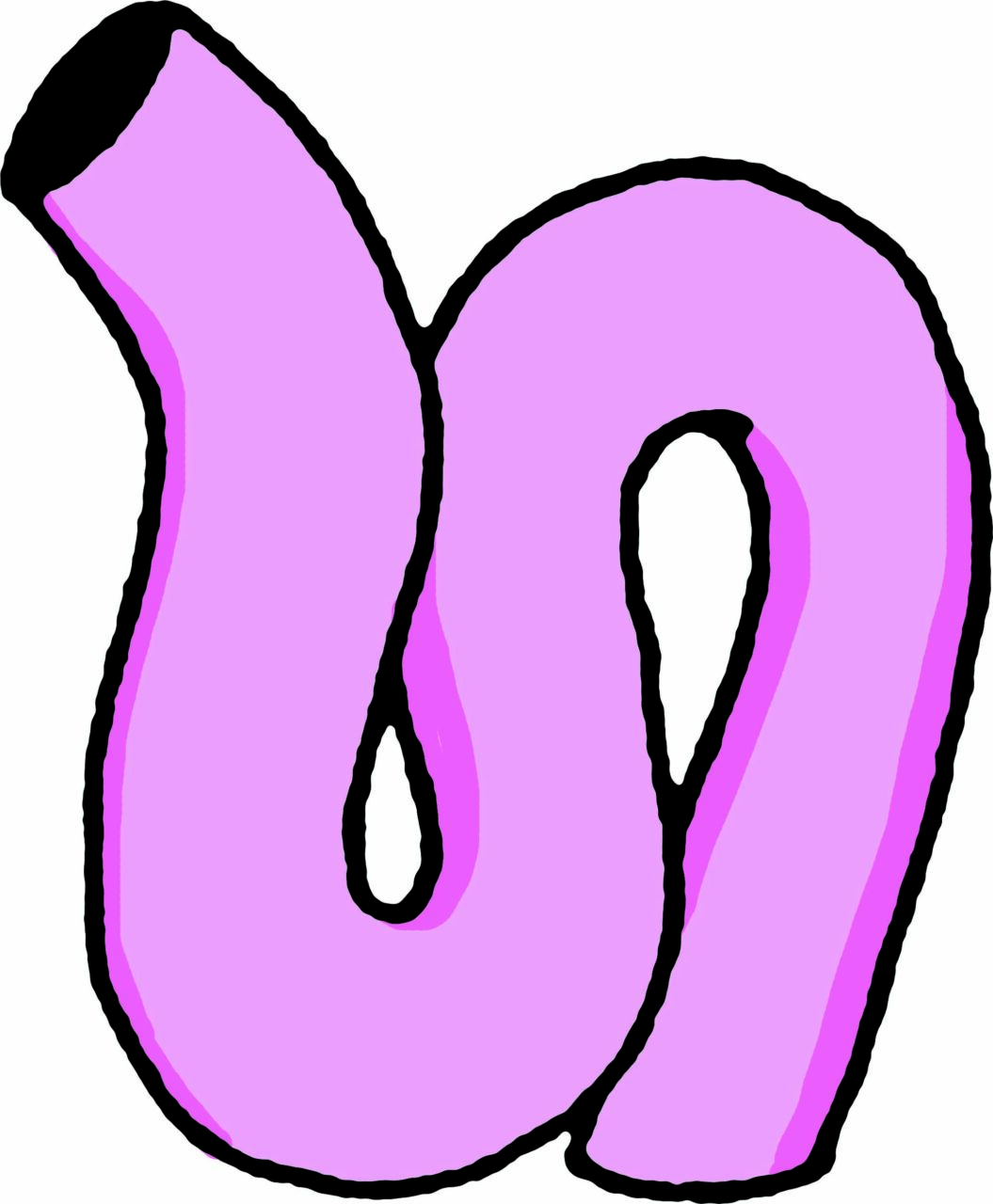 A drawing of Jumbo’s Squiggle Vessel by Elizabeth Goodspeed