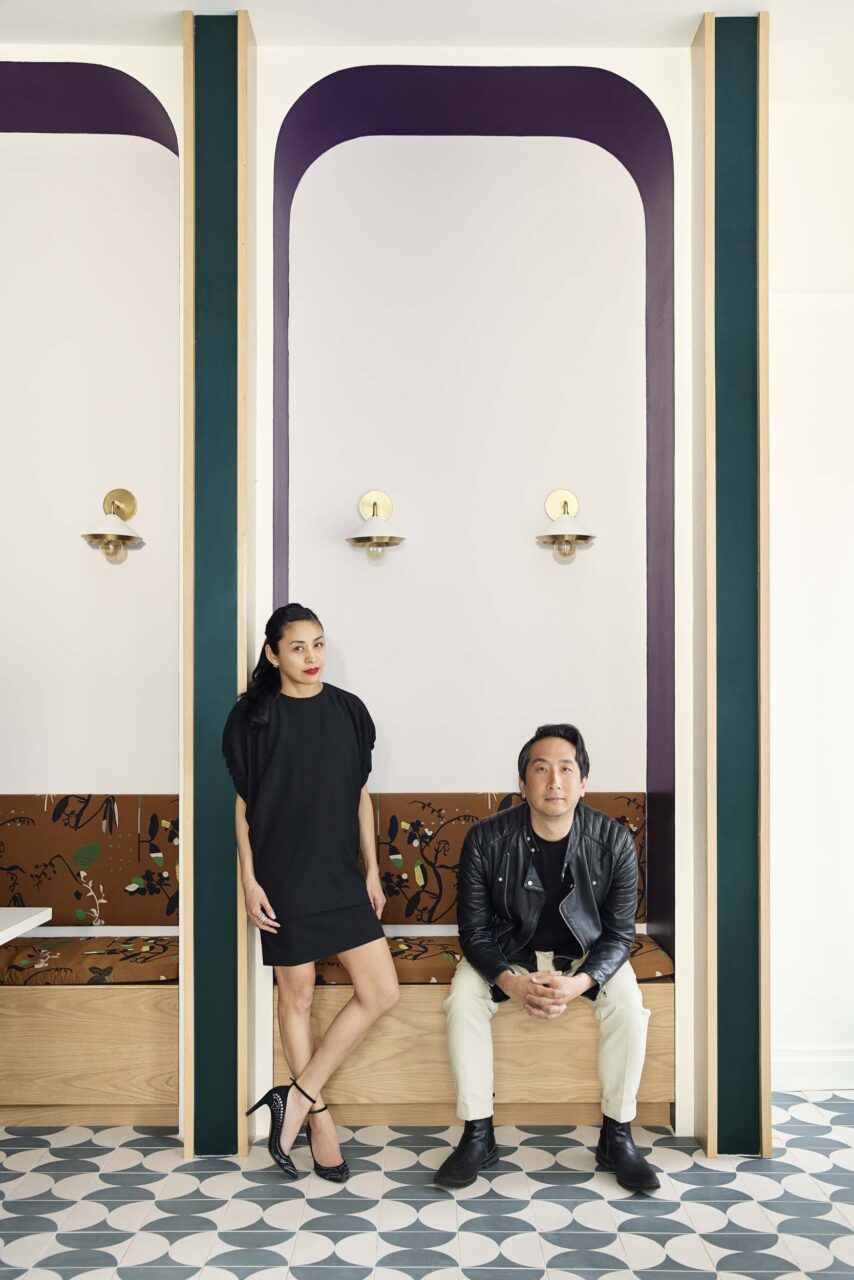 A photo of Frederick Tang and Barbara Reyes