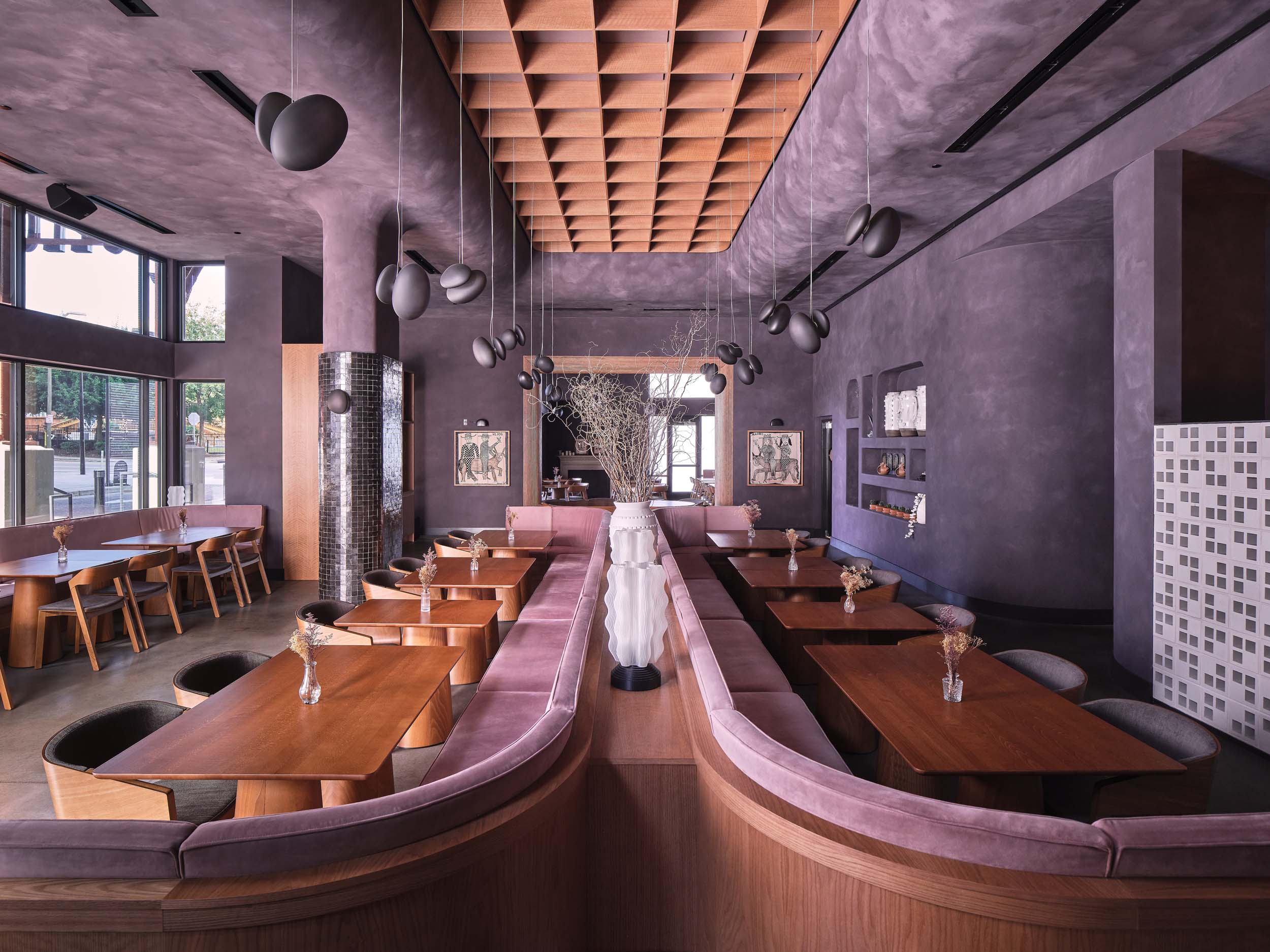 Bryan Costello and Raleigh Architecture's mauve interior for Maddre