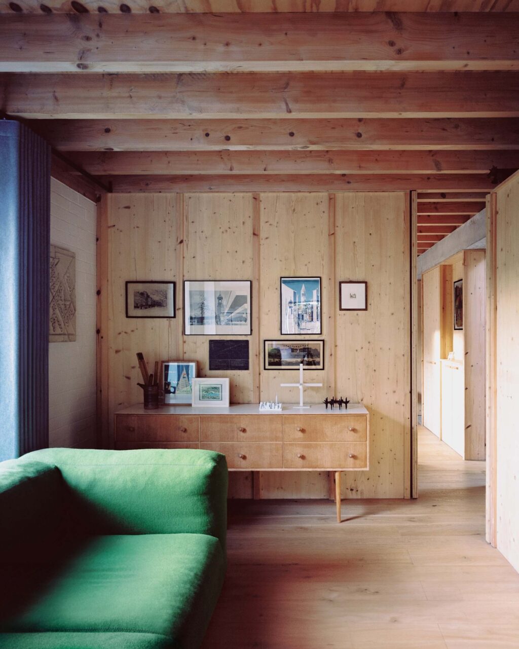 31/44 use wooden beams and ceilings to add warmth
