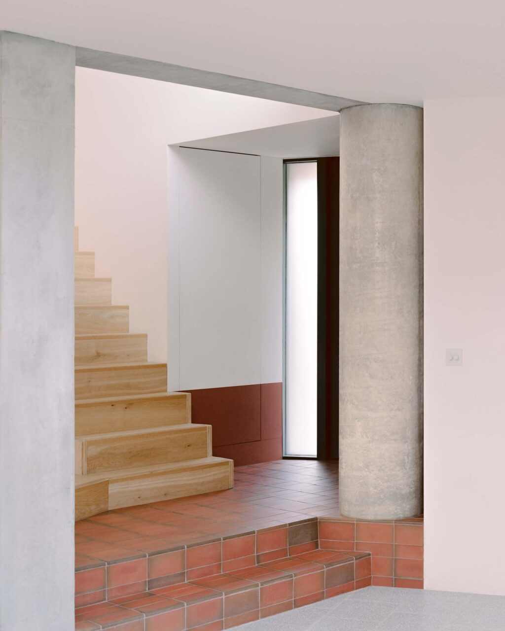The stairs at Six Columns