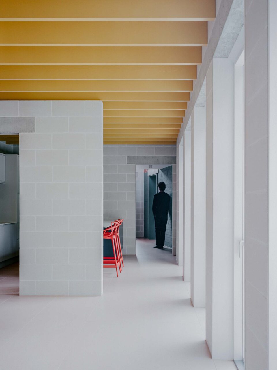 Triangle house has no internal doors