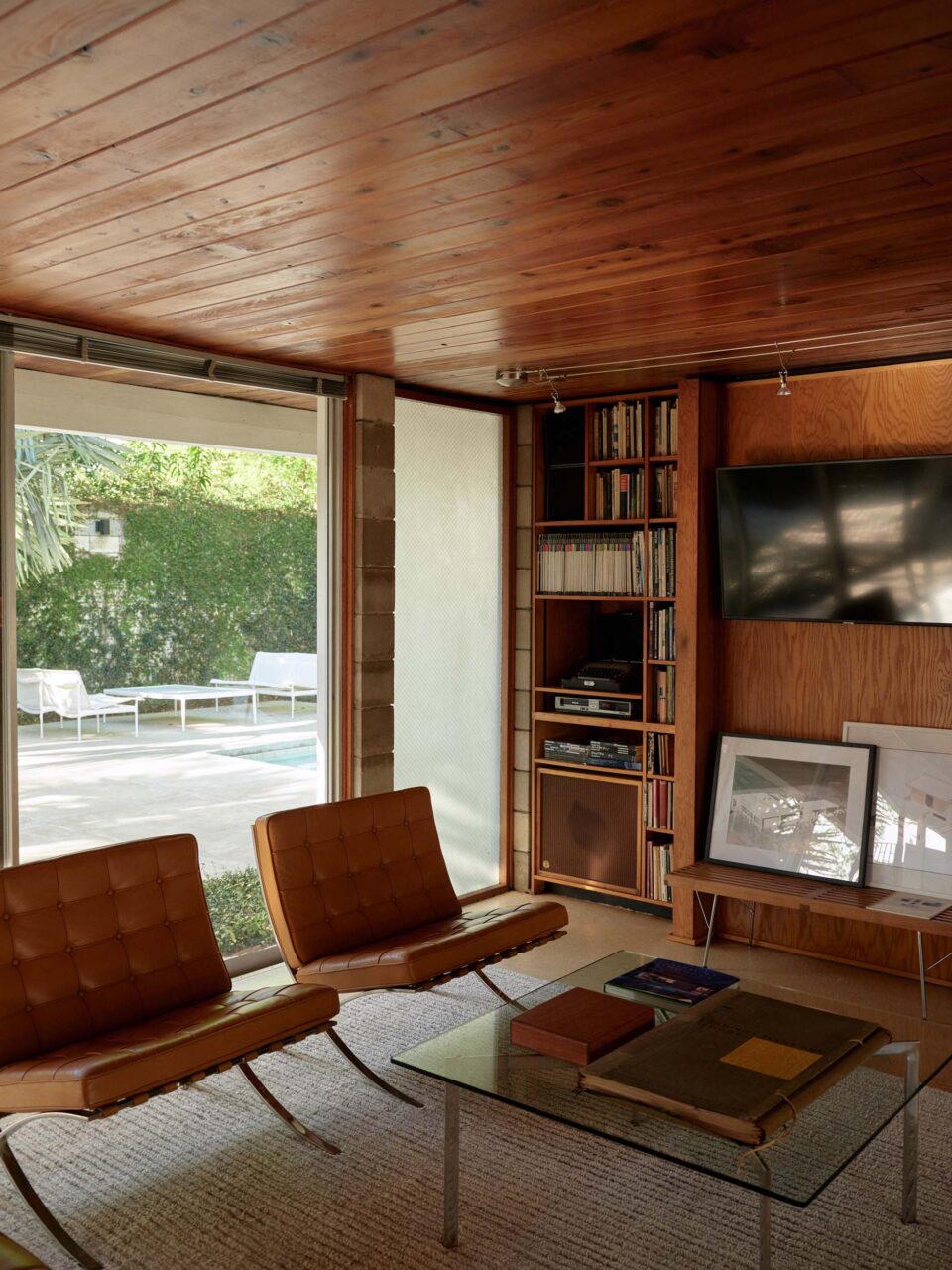 Furniture in Leedy house is midcentury