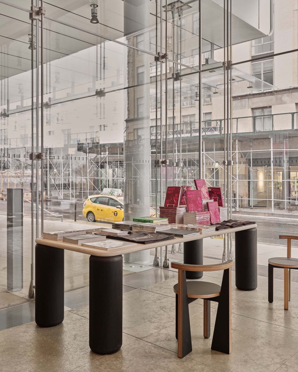 A table at the Whitney Museum bookstore