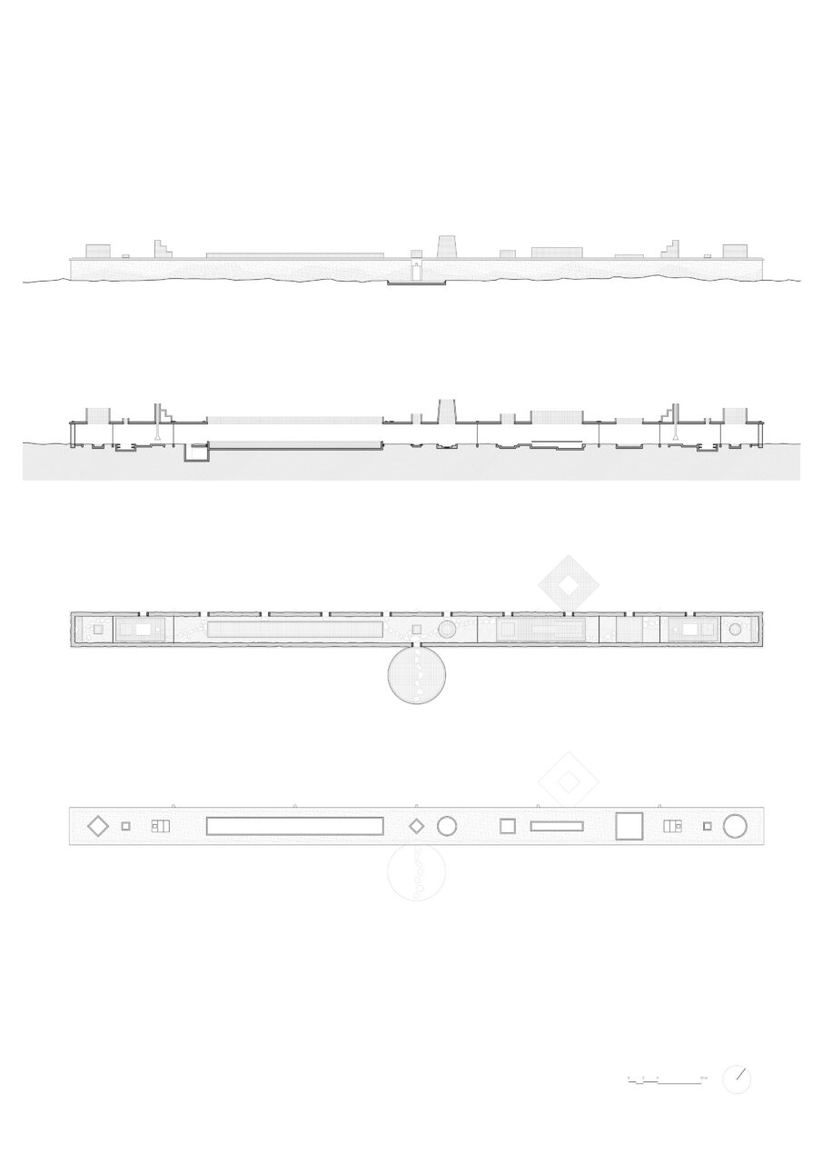 The plan of dar el farina by Leopold Banchini