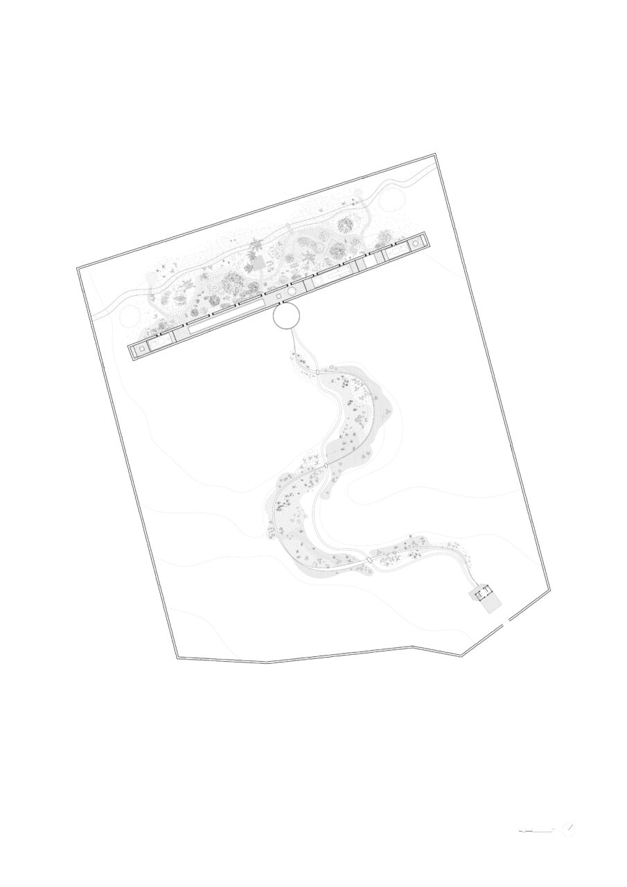 Diagram of Dar el farina on the site