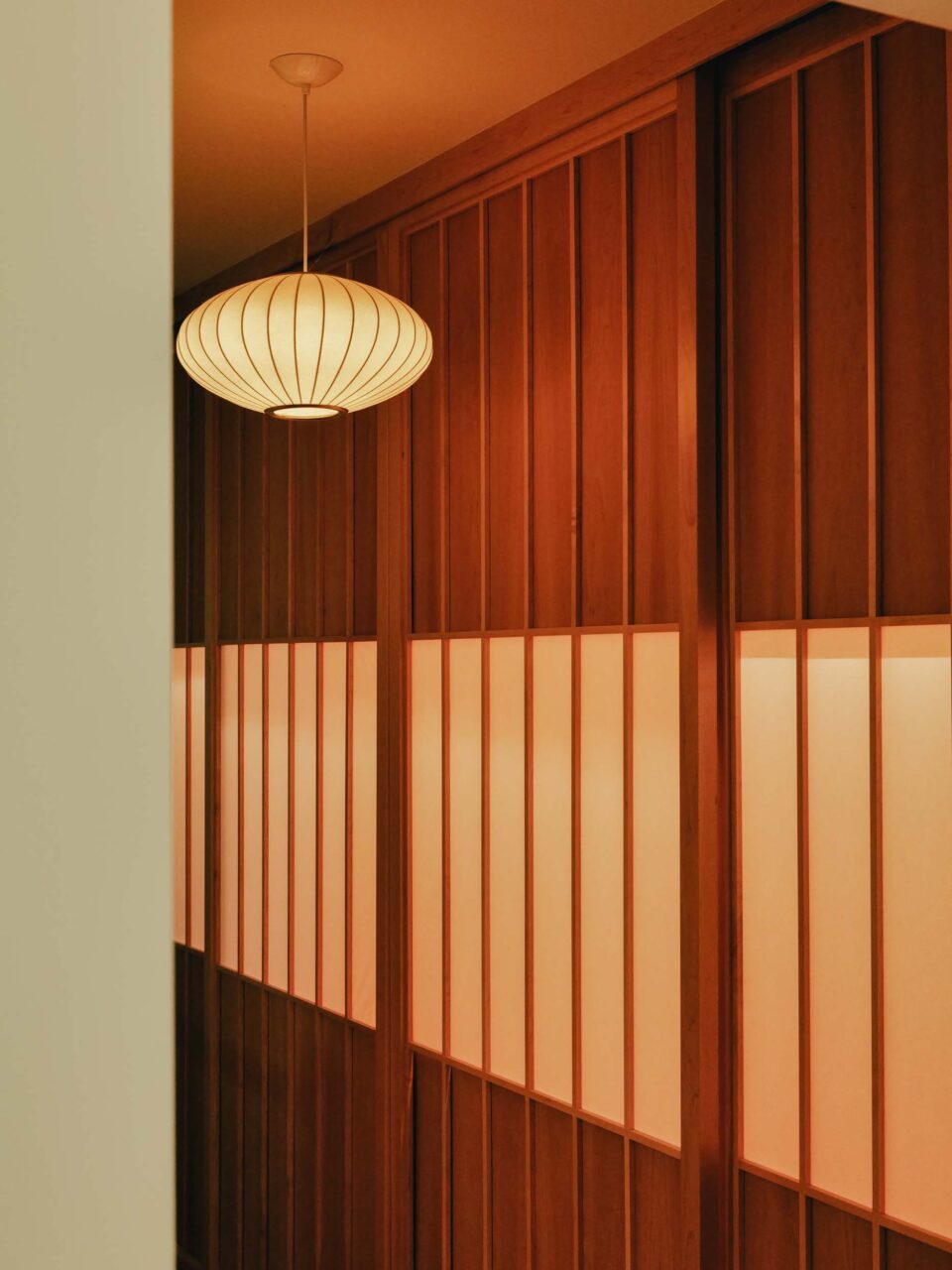 The hallway at the Duane project by OWIU