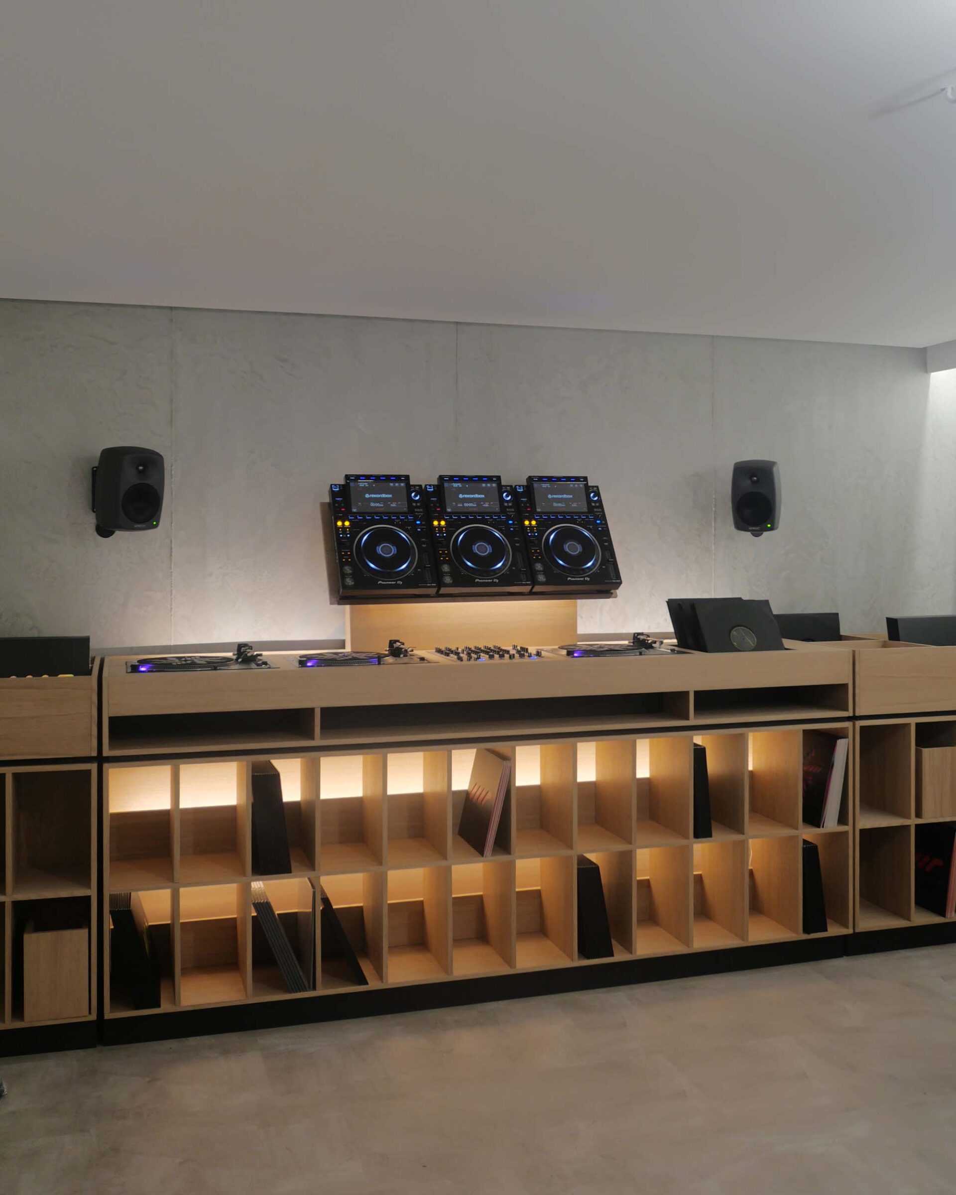 JJ Boooth furniture for storing vinyl