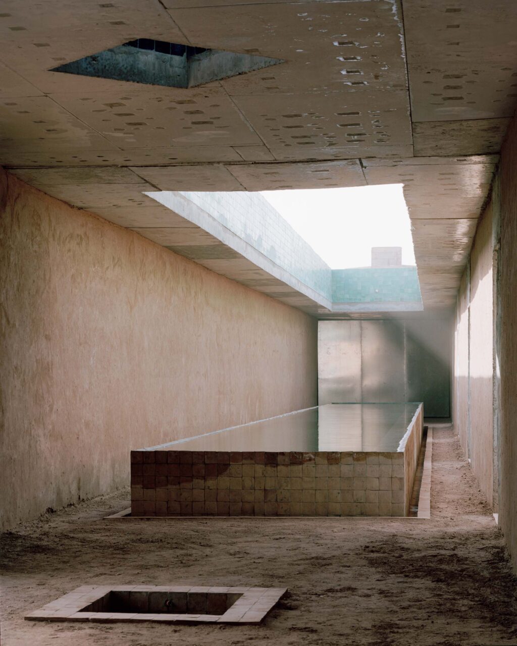 Leopold Banchini uses apertures in his project in Morocco