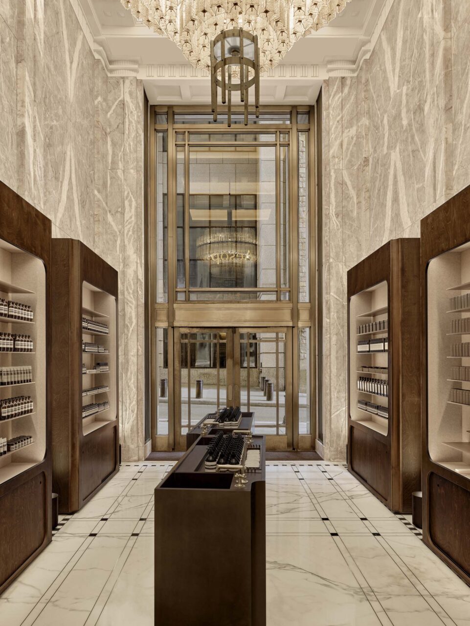 Jakob Sprenger designs interiors for Aesop
