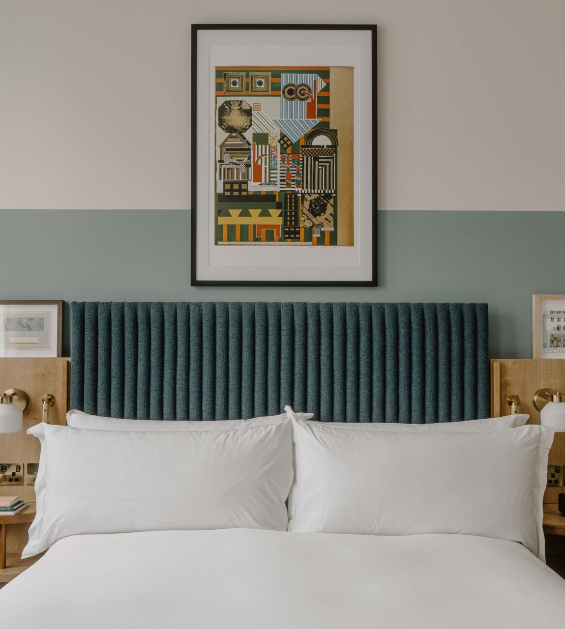 Holloway Li design fluted headboards for Club Quarters