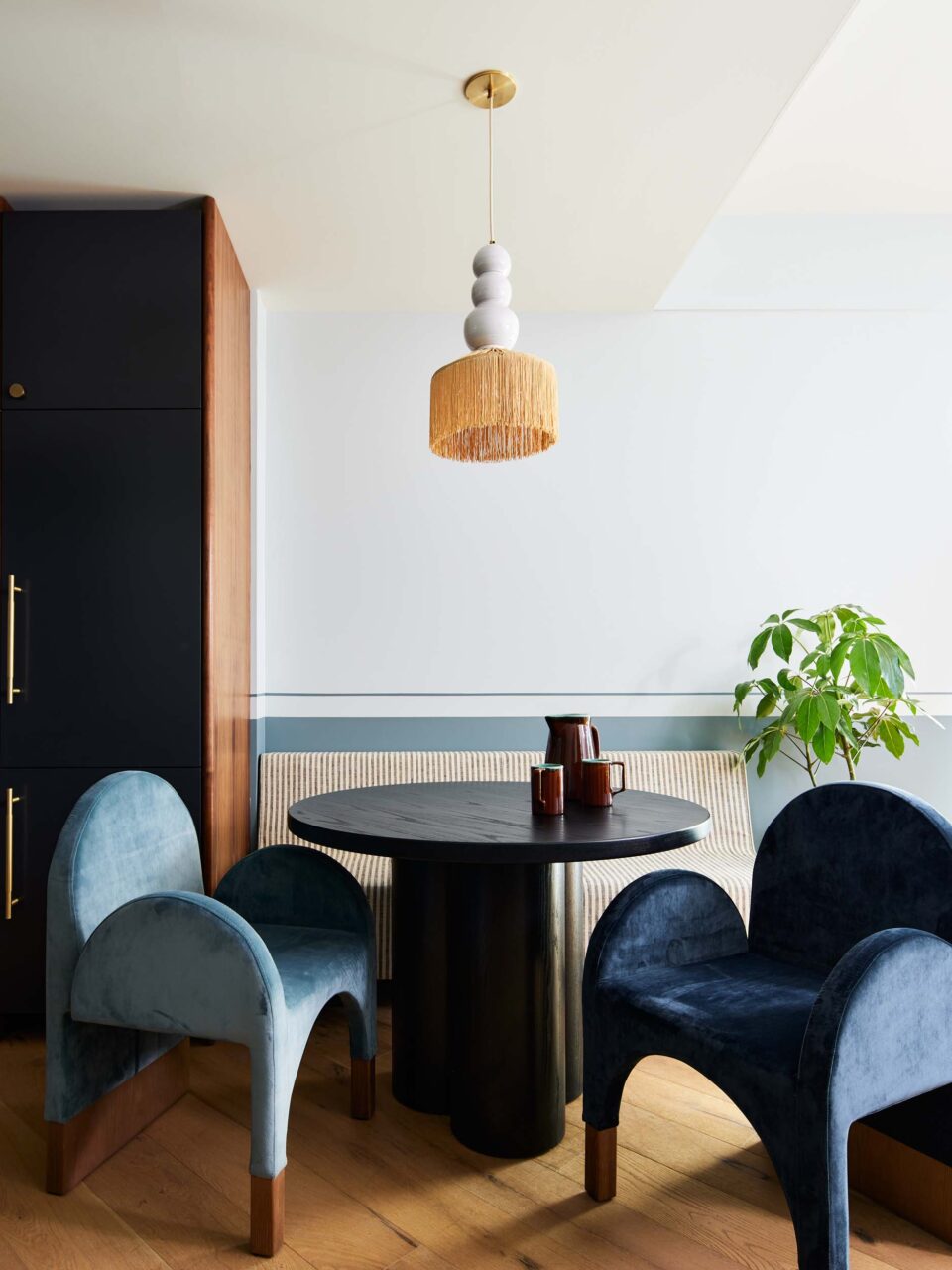 The seating chosen by Farouki Farouki for Hotel Henrietta
