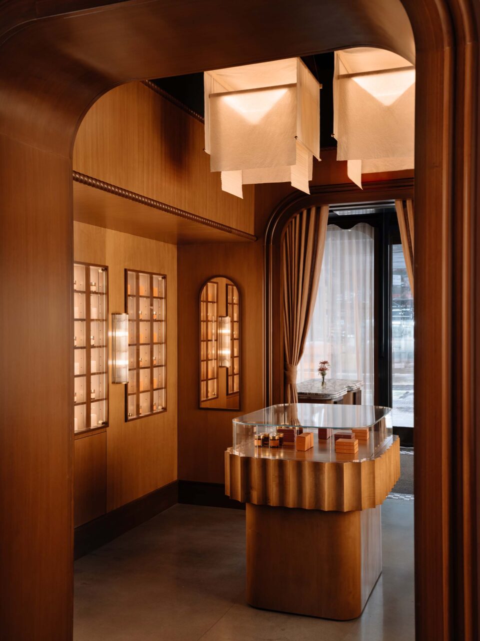 Charlie Fox features a wood-clad entry