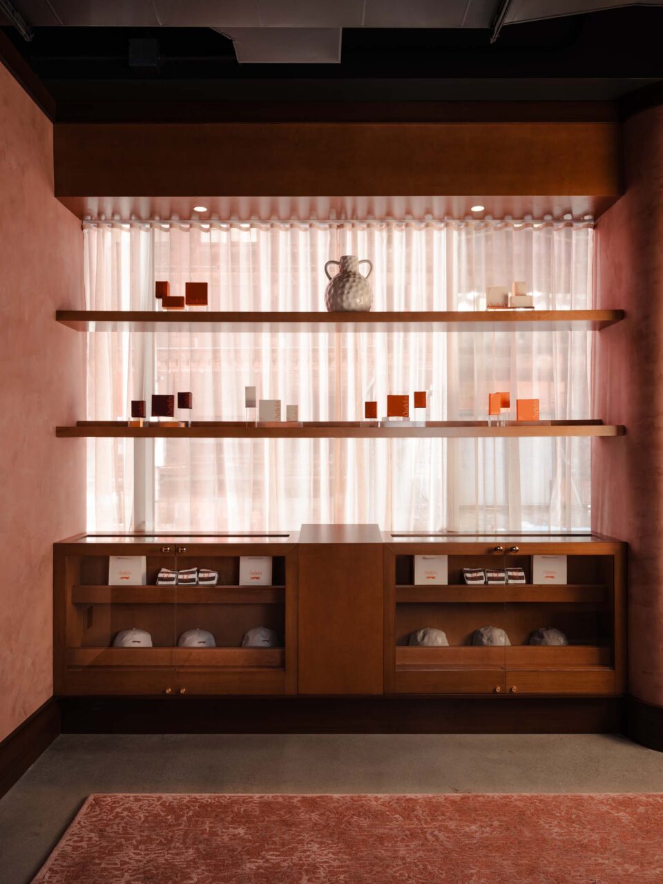 Home Studios adds wooden shelving to the cannabis store