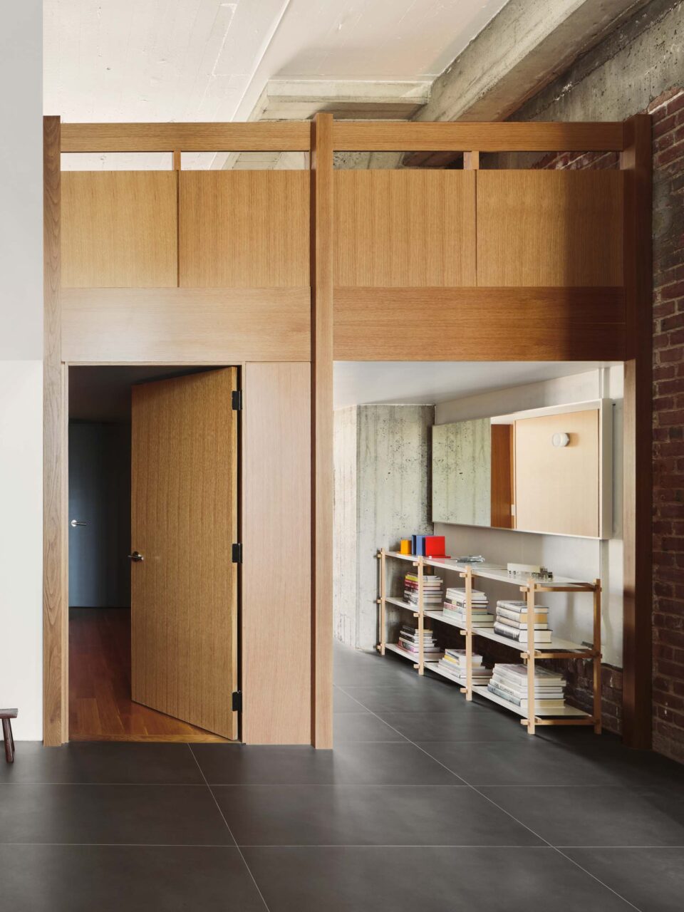 Millwork at clocktower flat