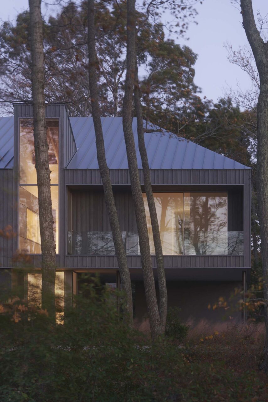 Vertical windows on the north side of Osprey