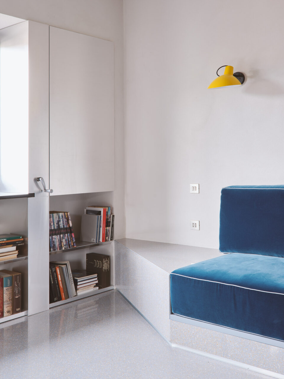 A banquette by tenet in milan apartment