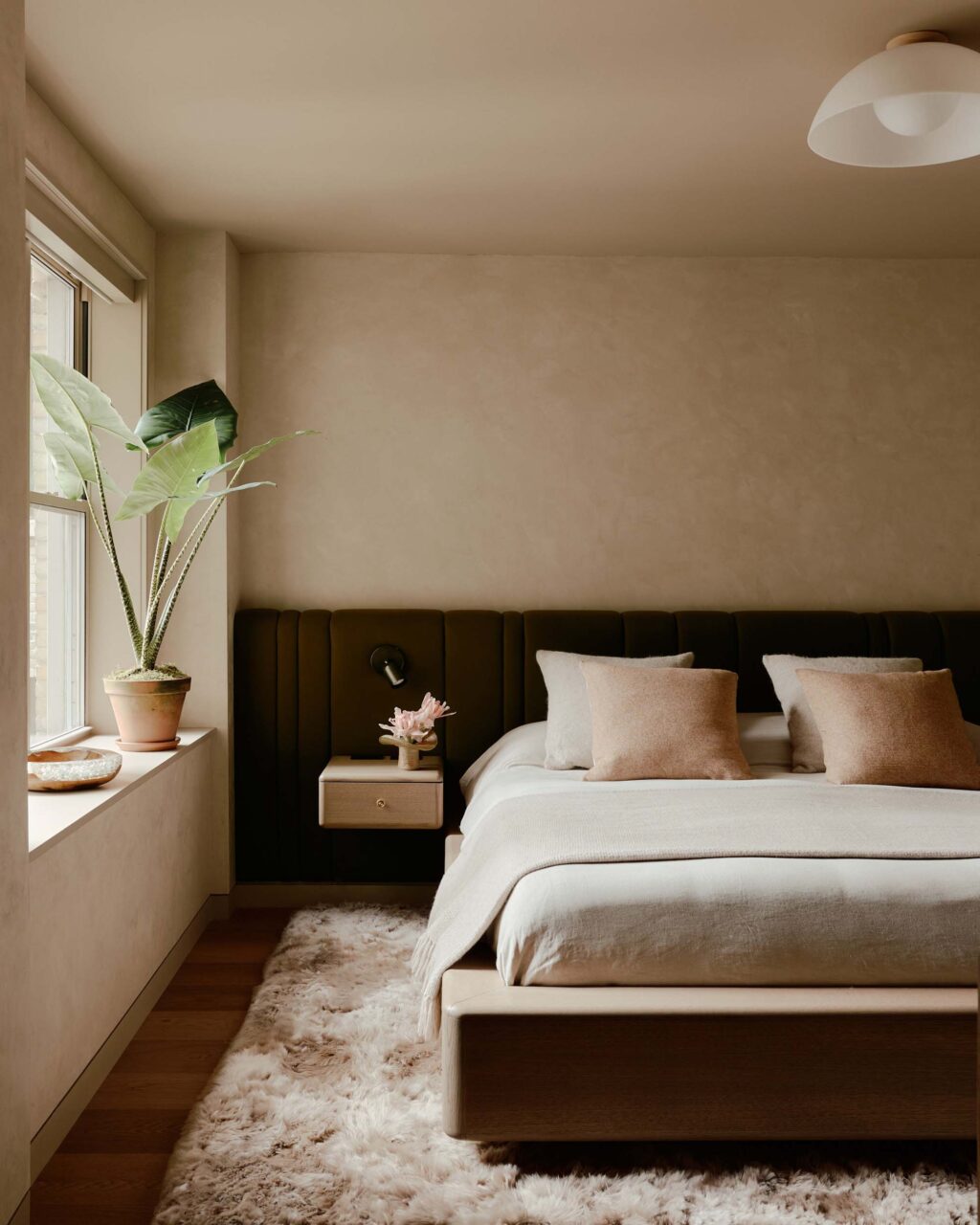 A floating bed frame by general assembly