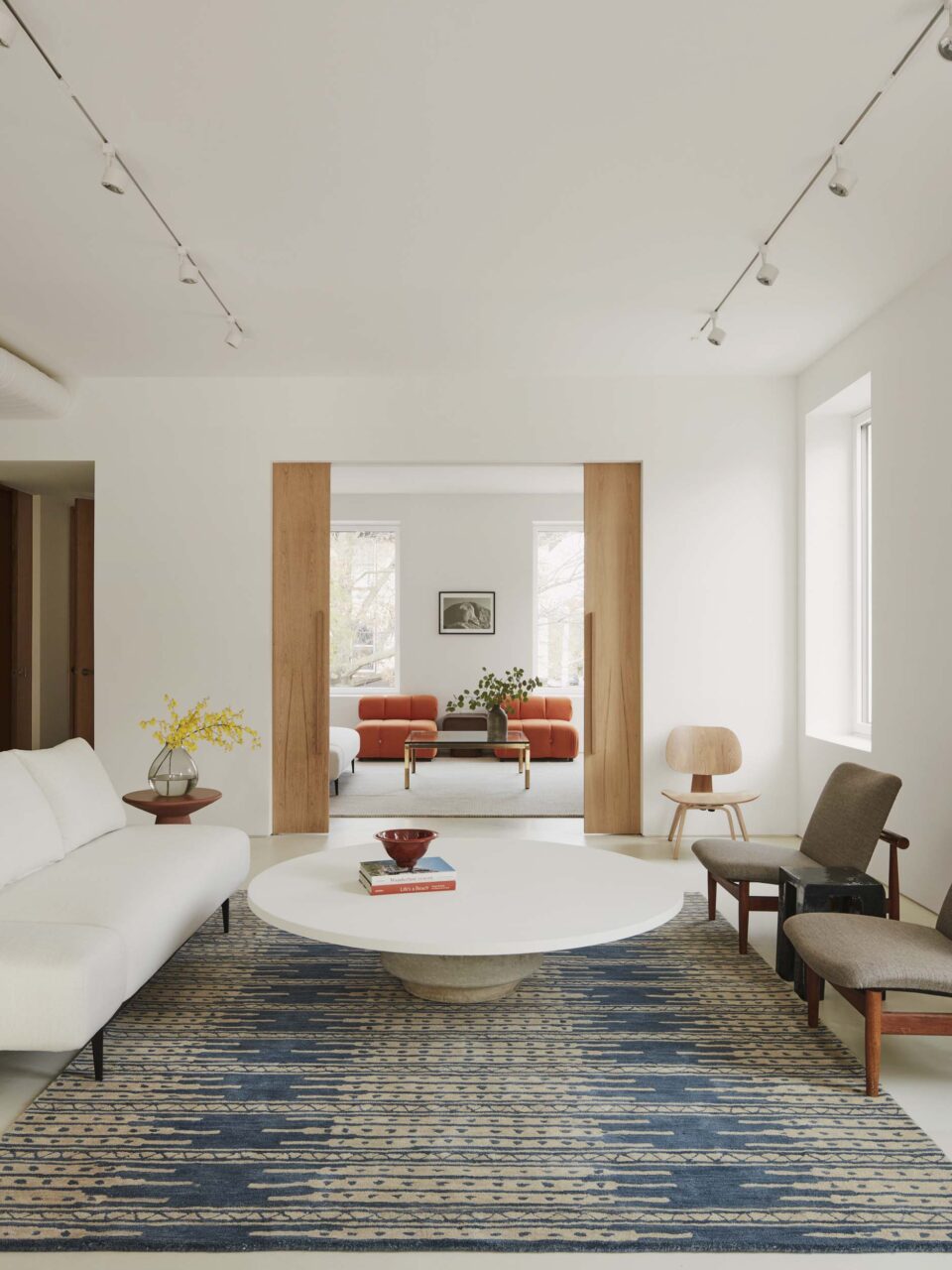 Living room with scandinavian inspiration