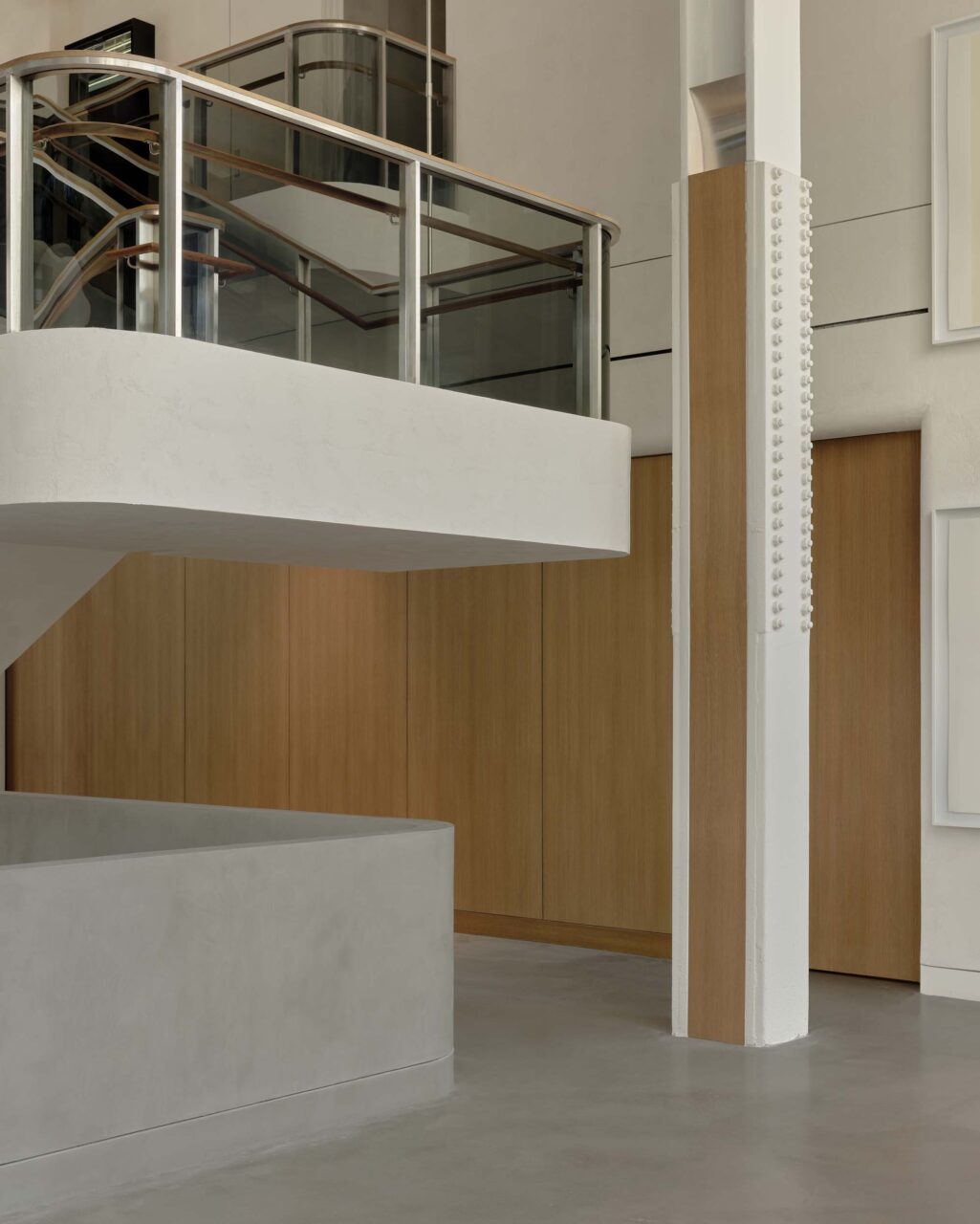 The stairs at Alger wall street space