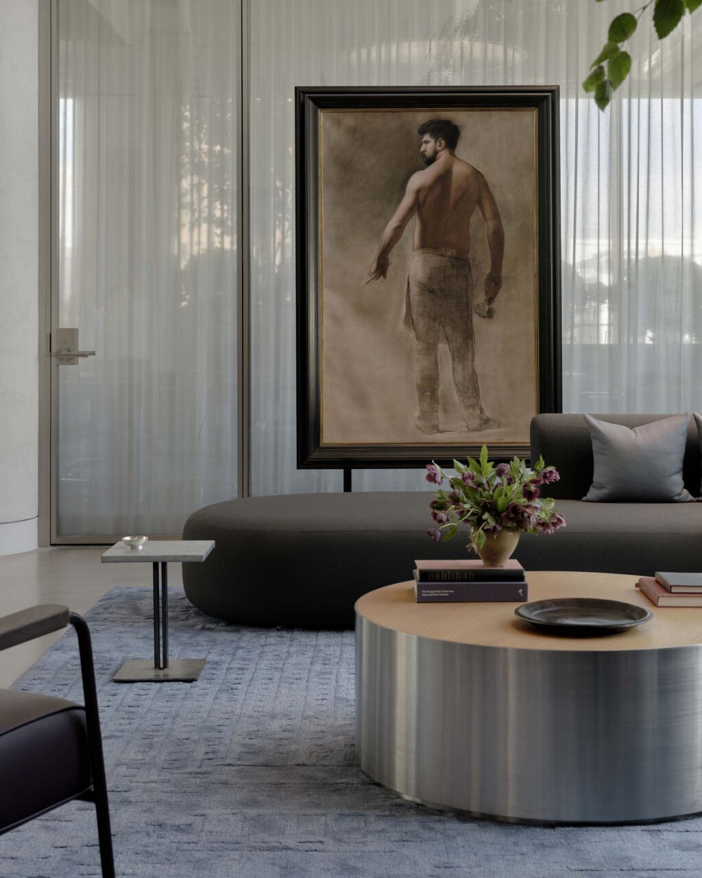 Husband wife furniture choices for an office