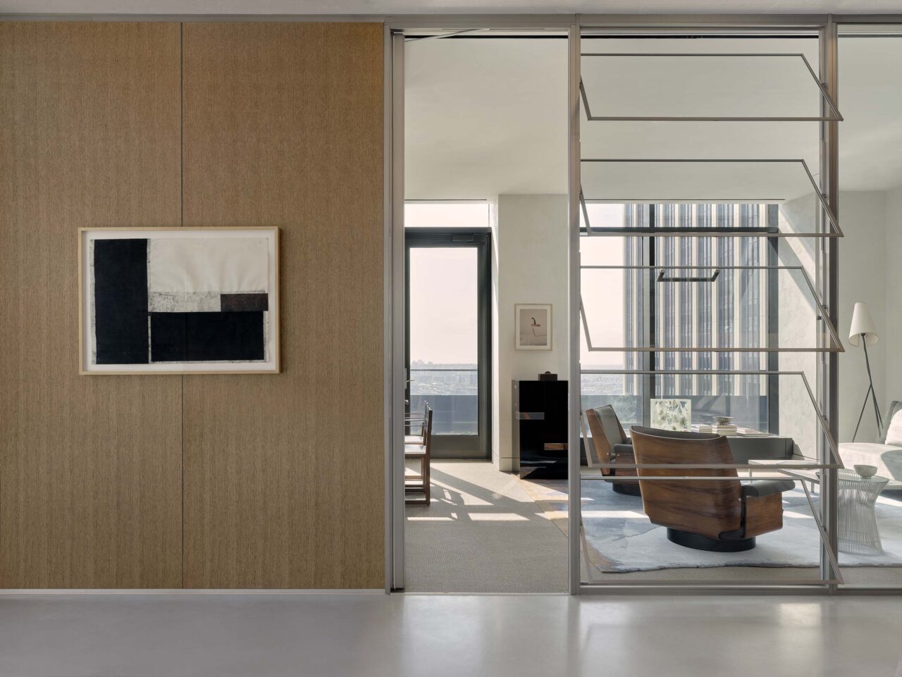 Husband and Wife studio outfit an office on wall street