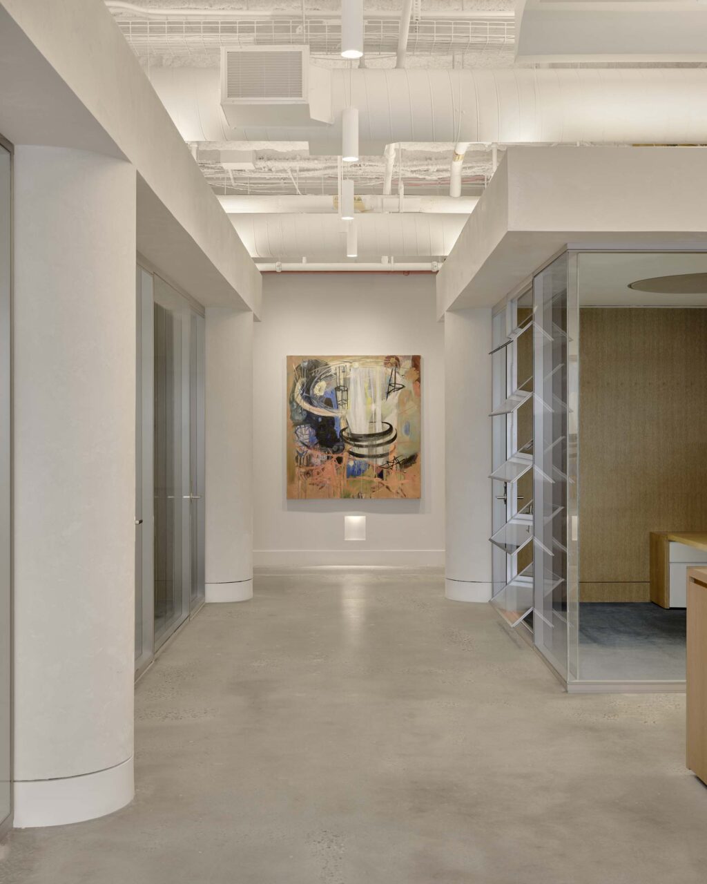 Alger office features art