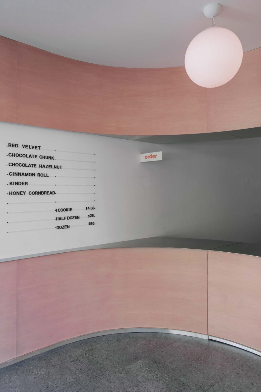 Architects design futuristic cookie shop in toronto