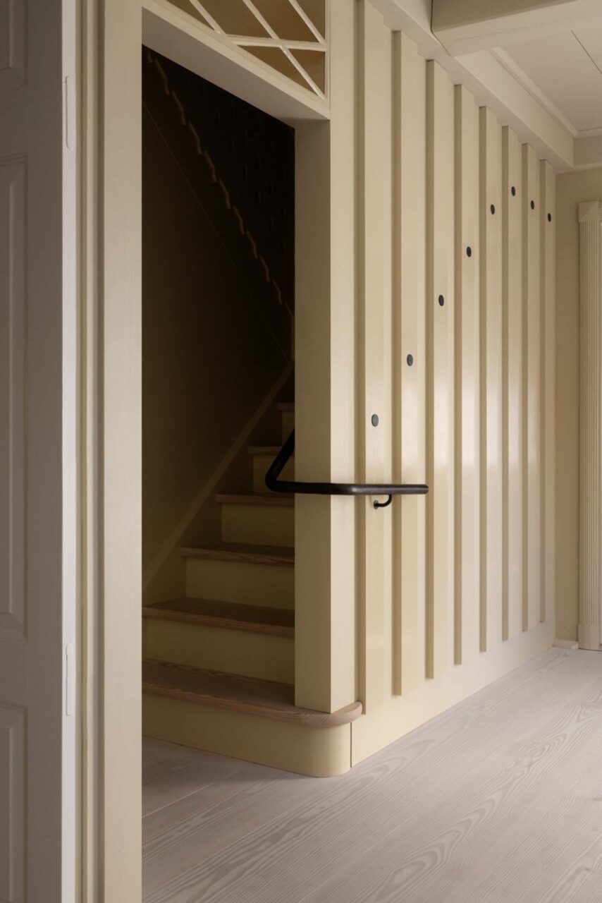 Stairs at dinesen country home