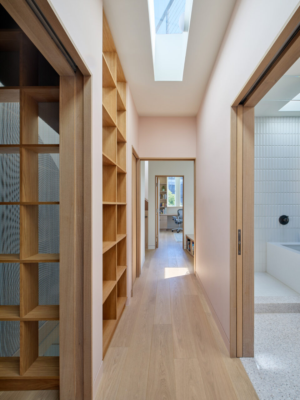 SAW design shelves in home renovation